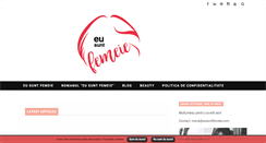 Desktop Screenshot of eusuntfemeie.com
